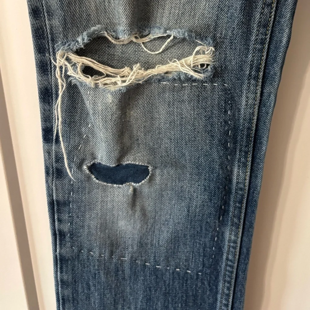 Levi's 511 Men's Blue‎ Distressed Hand patched/stitched  slim Jeans size 30/30